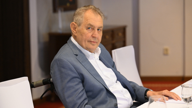 Miloš Zeman na Hluboké.