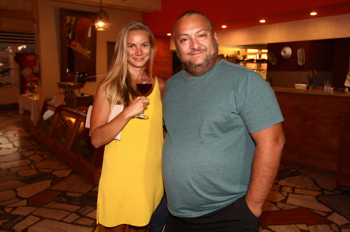 Patrik Hezucký s partnerkou.