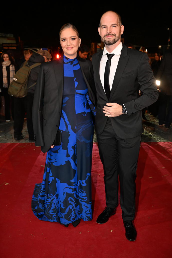 Jan Maxián s partnerkou. 