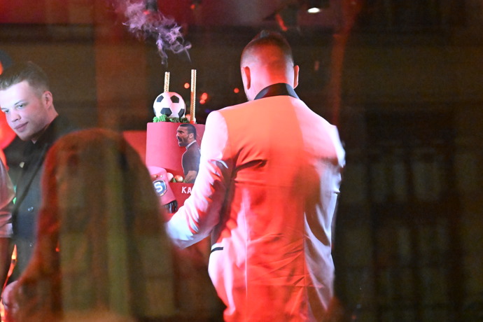 Tomáš Řepka a jeho dort. 