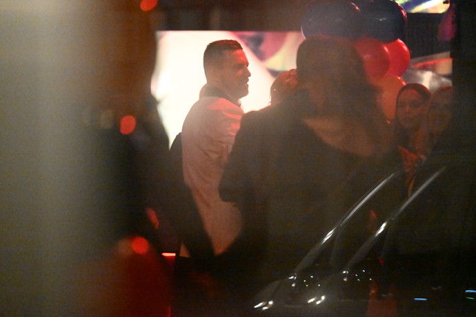 Tomáš Řepka na tajné afterparty.