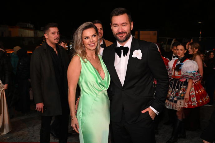 Marek Ztracený s manželkou Marcelou. 