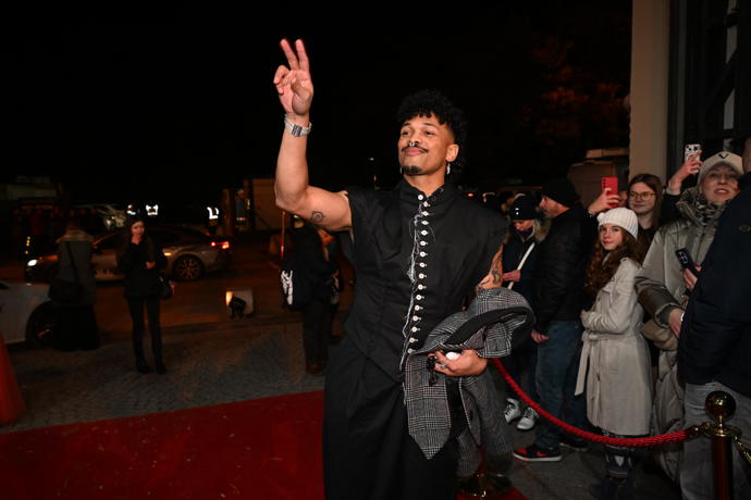 Ben Cristovao v dobré náladě. 