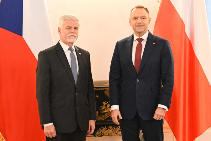 Petr Pavel s polským prezidentem.