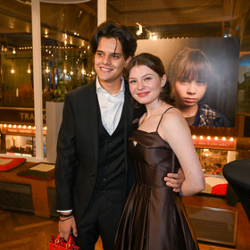 Sophie Šporclová s partnerem Matyášem. 