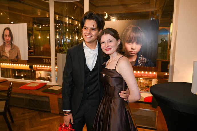 Sophie Šporclová s partnerem Matyášem. 