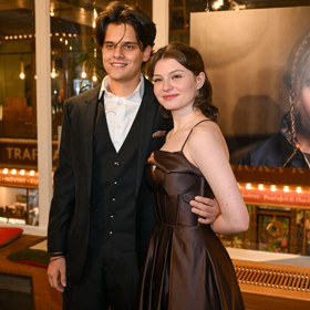 Sophie Šporclová s přítelem. 