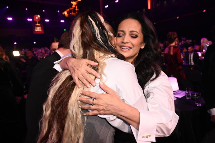 Lucie Bílá se vítala s Ewou Farnou. 