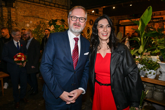 Petr Fiala a Markéta Pekarová Adamová.