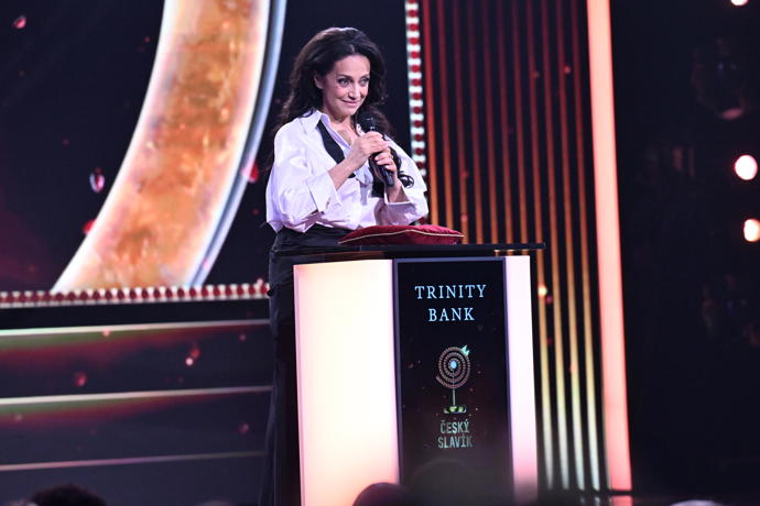 Lucie Bílá měla ze stříbrného Slavíka radost. 