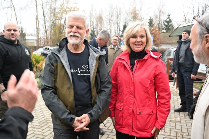 Petr Pavel a Eva Pavlová.