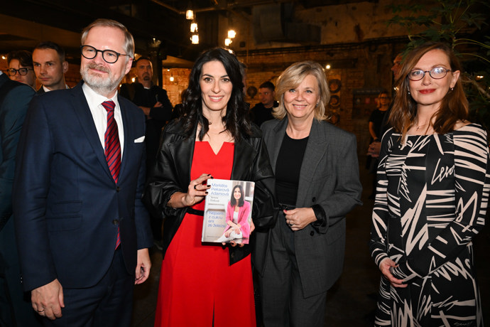 Křest knihy Markéty Pekarové Adamové.