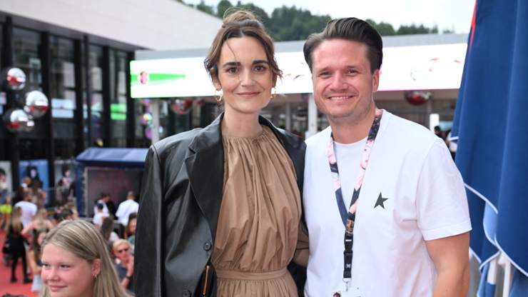 Ondřej Brzobohatý zašel na Sebastiana se svou ženou Danielou.