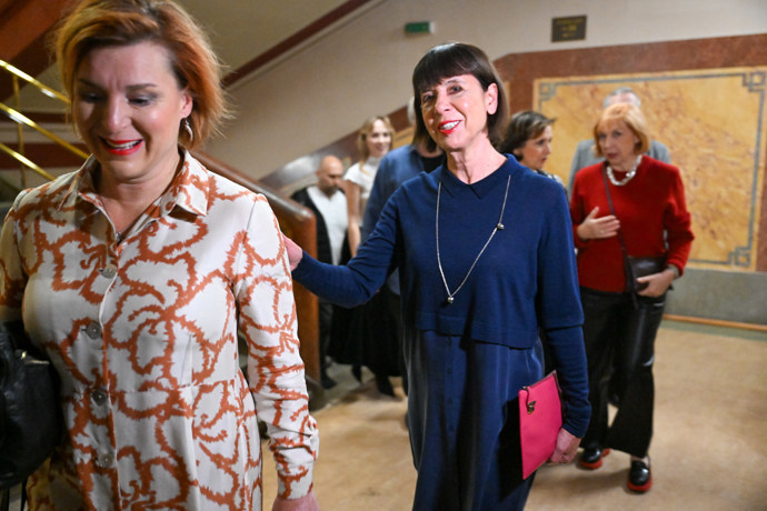 Andrea Bartošková dorazila do pražské Lucerny.