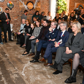 Hosté na křtu knihy Markéty Pekarové Adamové.