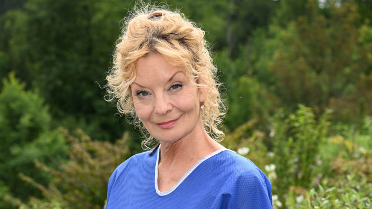 Vilma Cibulková na akci Anděl mezi zdravotníky.