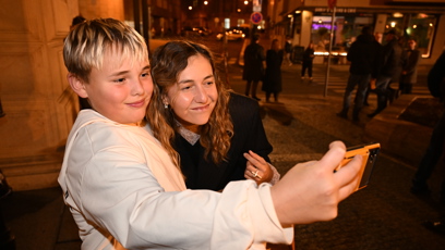 FOTO: Ochotně se fotila.