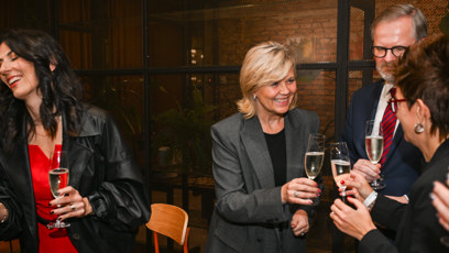 FOTO: Eva Pavlová si připila šampaňským.