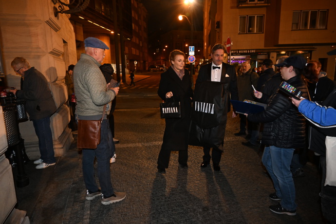 Barbora Munzarová s partnerem Martinem Trnavským. 