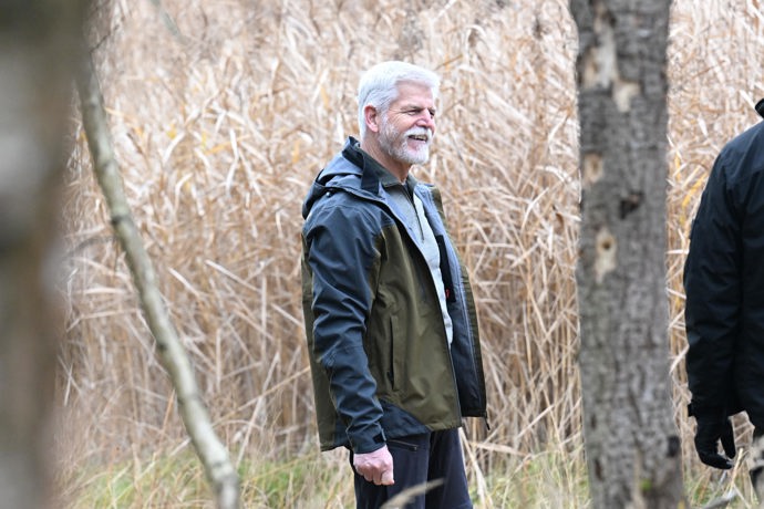 Petr Pavel na návštěvě v rezervaci Soos.