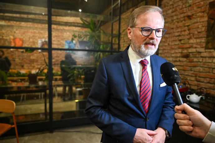 Petr Fiala během rozhovoru pro eXtra.cz.