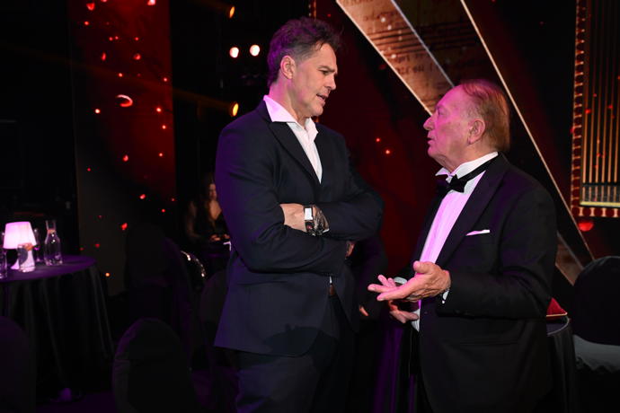 Jaromír Jágr a Petr Janda se nenechali rušit. 