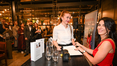 FOTO: Markétě Pekarové Adamové to na křtu slušelo.