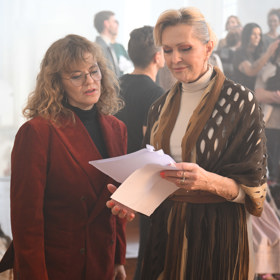 Helena Vondráčková a Marta Jandová během příprav.