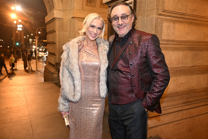 Marian Vojtko dorazil na Thálie v doprovodu své partnerky.