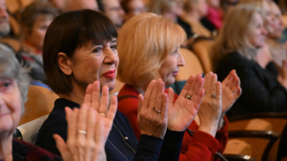 FOTO: Andrea Bartošková v pražské Lucerně.