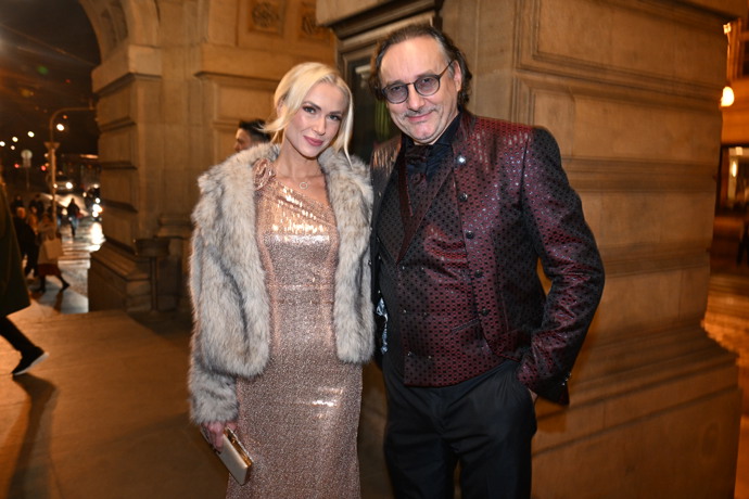 Marian Vojtko dorazil na Thálie v doprovodu své partnerky.