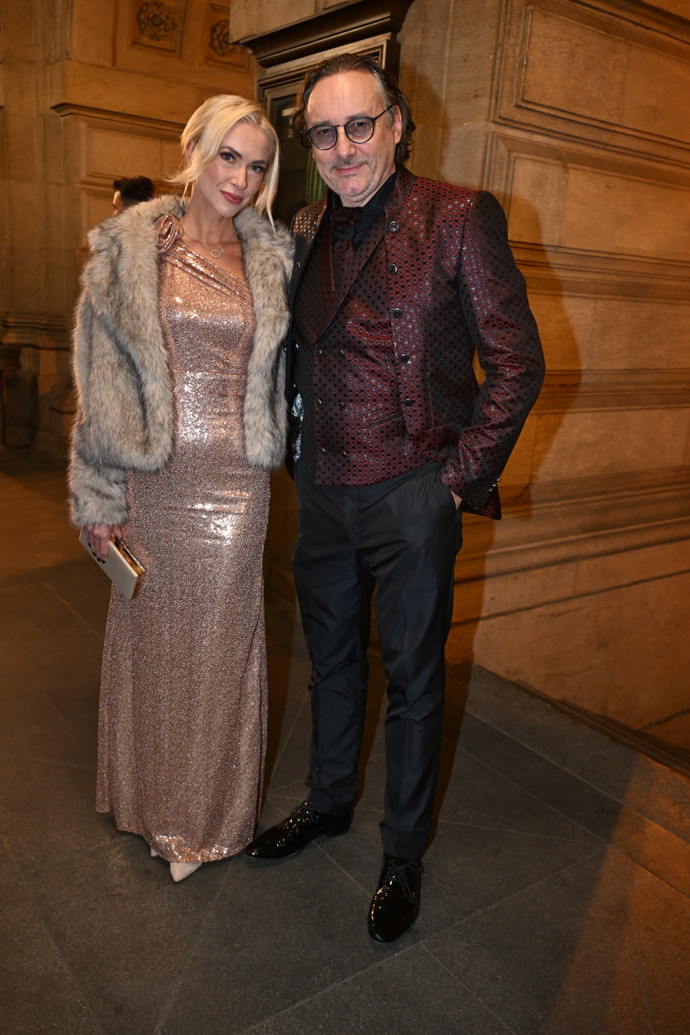 Marian Vojtko dorazil na Thálie v doprovodu své partnerky.