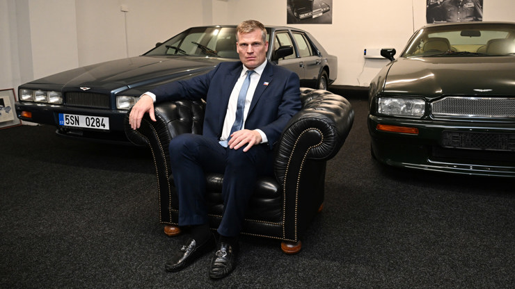 Filip Turek se svými veterány.