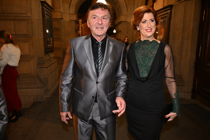 Pavel Trávníček po boku své ženy Moniky.