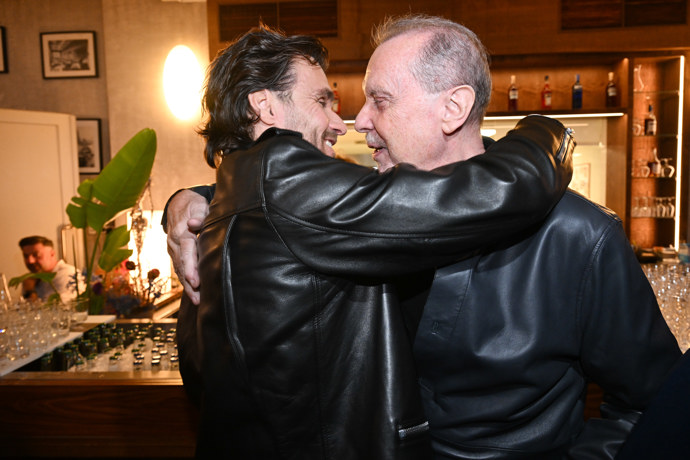 Leoš Mareš se přivítal se Štefanem Margitou.