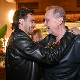 Leoš Mareš a Štefan Margita měli radost, že se vidí.