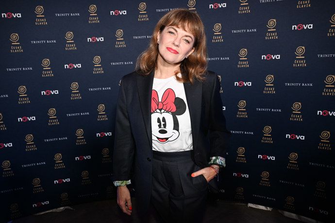 Marta Jandová dorazila v dobré náladě.