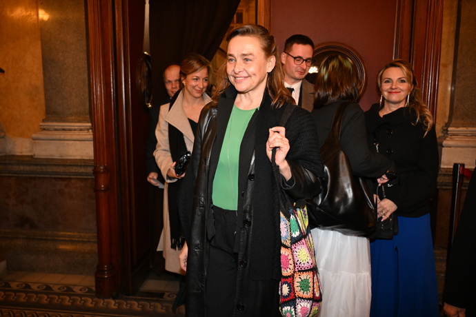 Andrea Černá na předávání Cen Thálie.