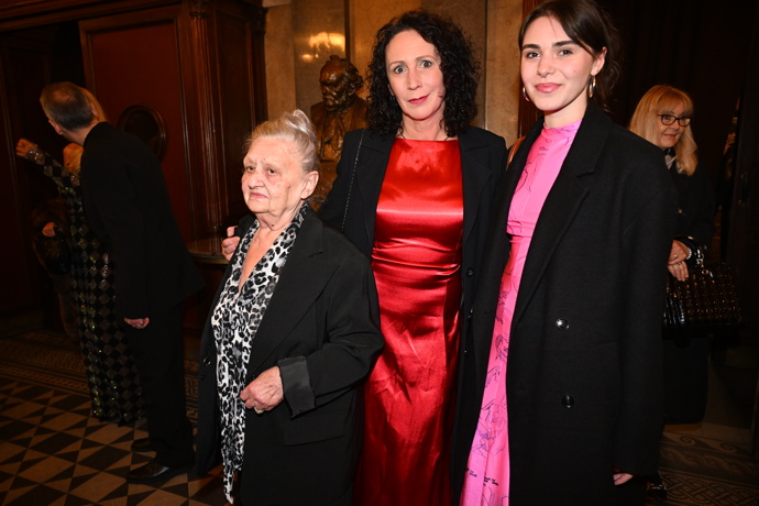 Kristýna Frejová s rodinou.