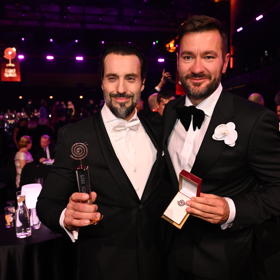 Václav Noid Bárta s Markem Ztraceným, kterého sesadil z trůnu. 