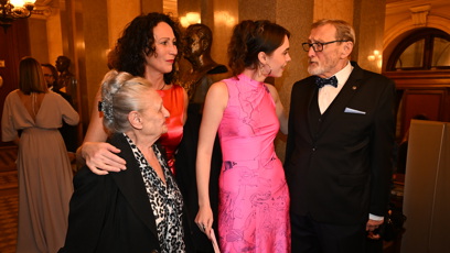 FOTO: Rodina Frejových na cenách Thálie.