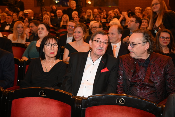 Zdeněk Barták s manželkou a Marianem Vojtko.