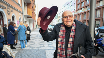 FOTO: Jan Přeučil rozdával úsměvy na všechny strany.