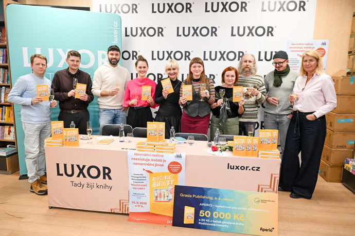 Křest knihy Rodičovské historky. 