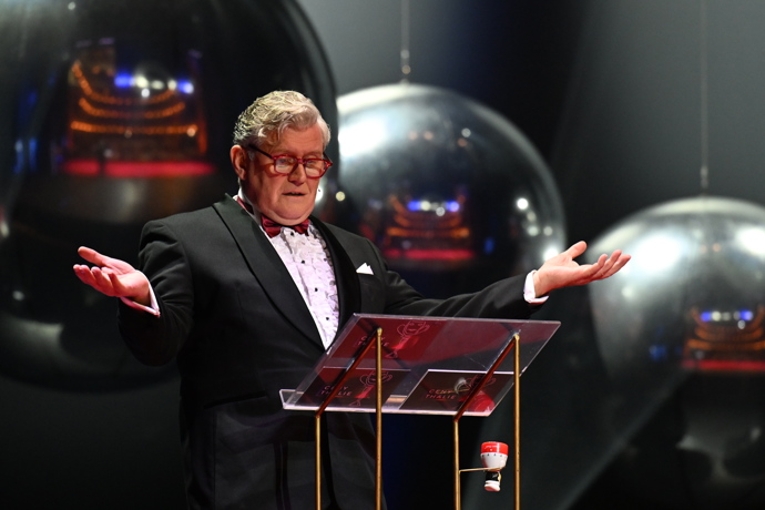 Miroslav Hanuš moderoval letošní předávání cen Thálie.