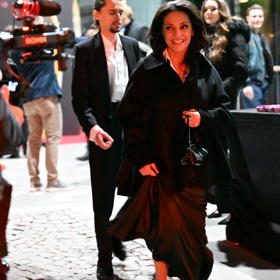 Lucie Bílá odchází z Českého slavíka v doprovodu syna Filipa.