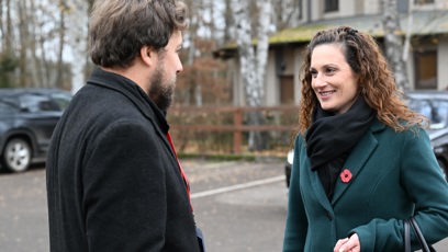 FOTO: Pavla Štěchová během rozhovoru s redaktorem eXtra.cz.