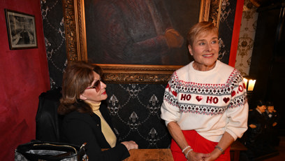 FOTO: Saskia Burešová na křtu Aleše Cibulky.