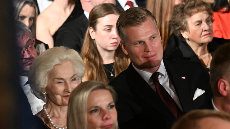 Čestný prezident Motoristů Filip Turek a Eliška Hašková Coolidge.