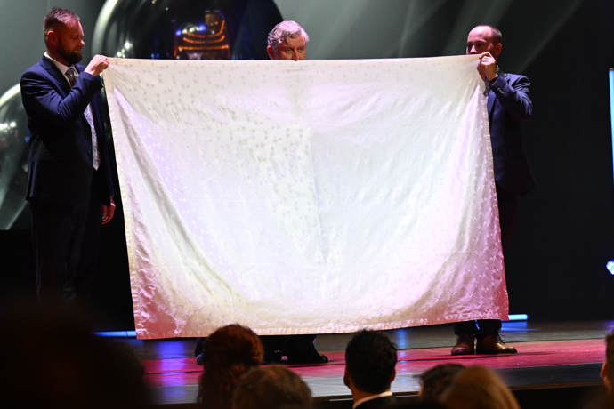 Miroslav Hanuš moderoval předávání cen Thálie 2025.